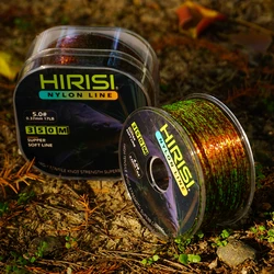 Hirisi 350M – Línea para carp fishing invisible monofilamento japonés 12-20LB