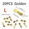 20PCS Golden L