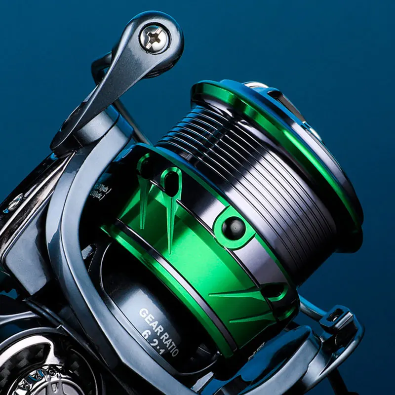 Carrete de pesca giratorio 1000/2000/2500/3000/4000 arrastre alto agua salada bobinas de Metal inoxidable serie rueda giratoria de mano izquierda/derecha - imagen 3