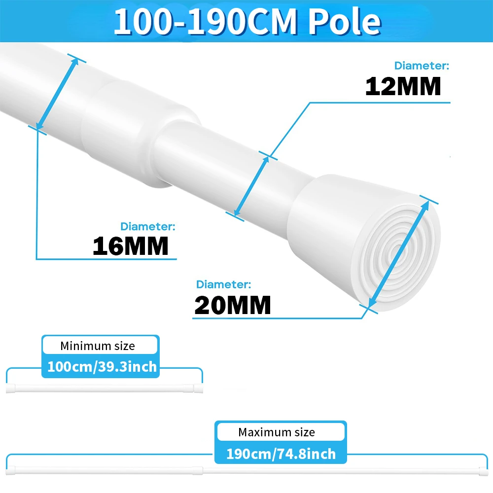100-190cm Rod