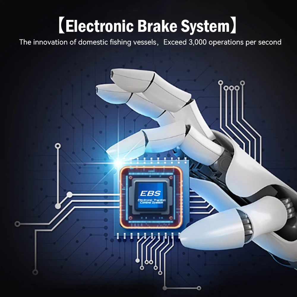 LEYDUN REMUS sistema de frenos electrónicos carretes de pesca Baitcasting 139g 7,1: 1 relación de engranaje 4kg carrete de pesca de Material de carbono ultraligero - imagen 2