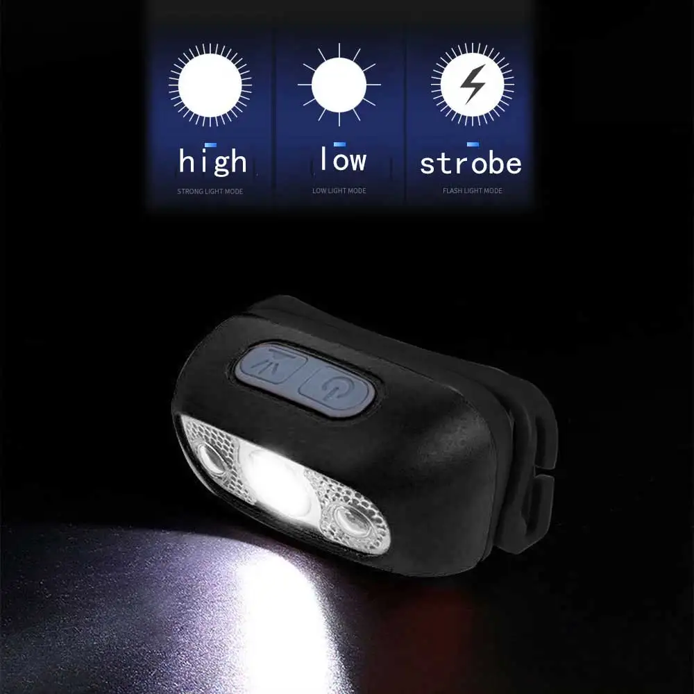 Lámpara LED portátil con Sensor para ciclismo nocturno, luz de muñeca con correa, para correr y pescar - imagen 5