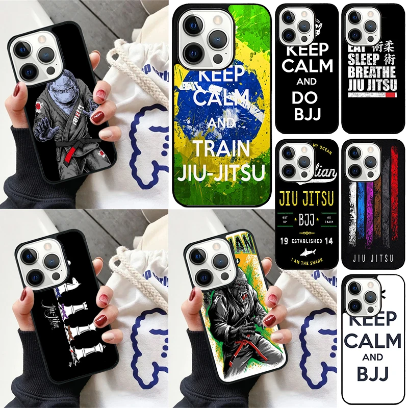 BJJ Brasileño Jiu Jitsu Funda de teléfono para iPhone