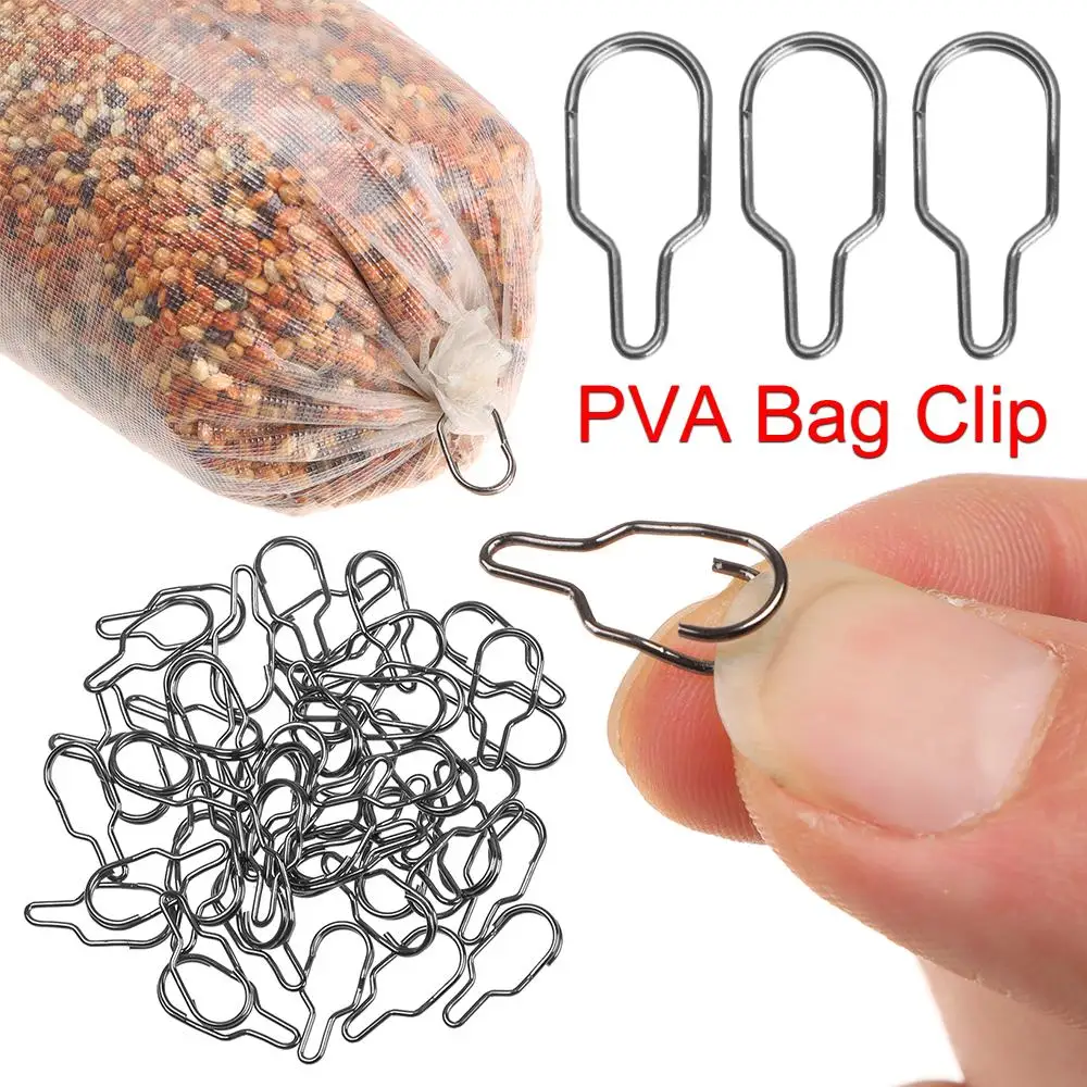 Herramienta duradera para aparejo de pelo de carpa, nuevo alimentador de pesca de carpa, accesorios de pesca de carpa, Clip de bolsa PVA, Clips de cebo - imagen 5
