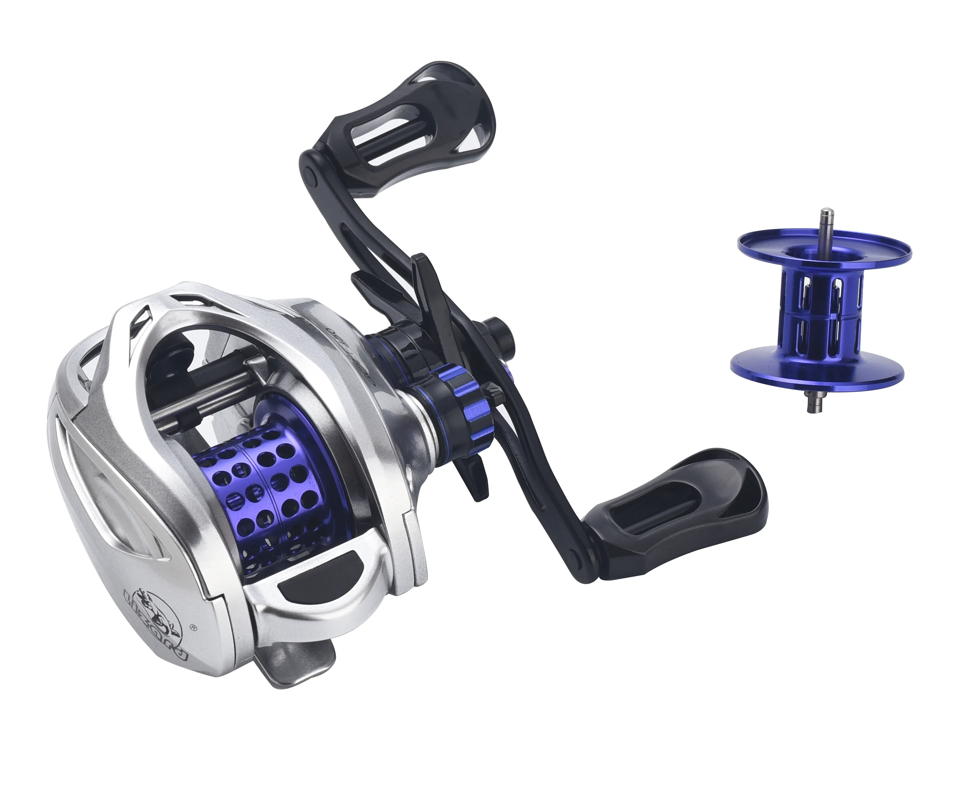 Lizard Lightweight 178g con sistema magnético de carrete de aleación de aluminio CNC profundo y poco profundo con carrete de baitcasting de 2 rodamientos NMB - imagen 3