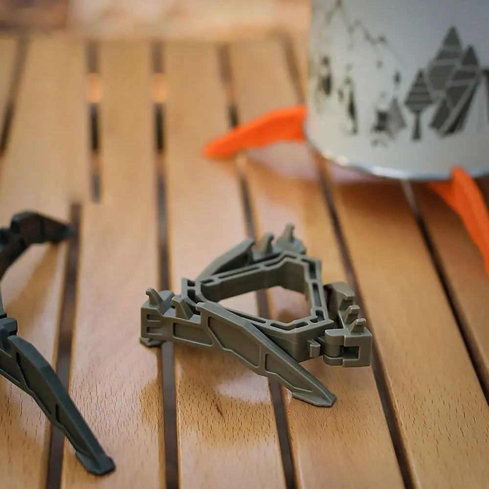 Base de fijación botella de aire soporte fijo soporte de tanque de Gas trípode de recipiente plegable soporte de Gas Base de tanque soporte de recipiente de estufa - imagen 2