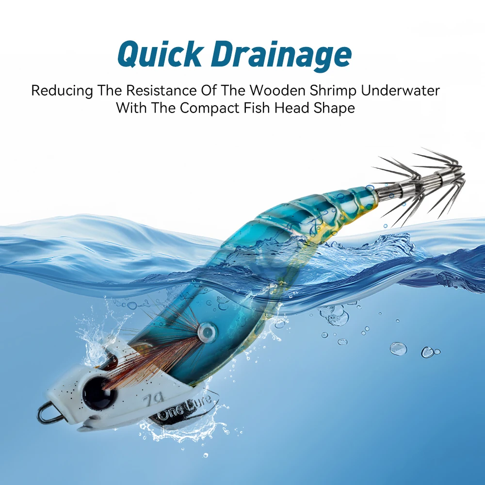 Kingdom calamar Jig plomo aparejos de pesca 7g 10g 15g 20g hundimiento luminoso EGI plomo pulpo sepia accesorios de pesca 2 piezas - imagen 3