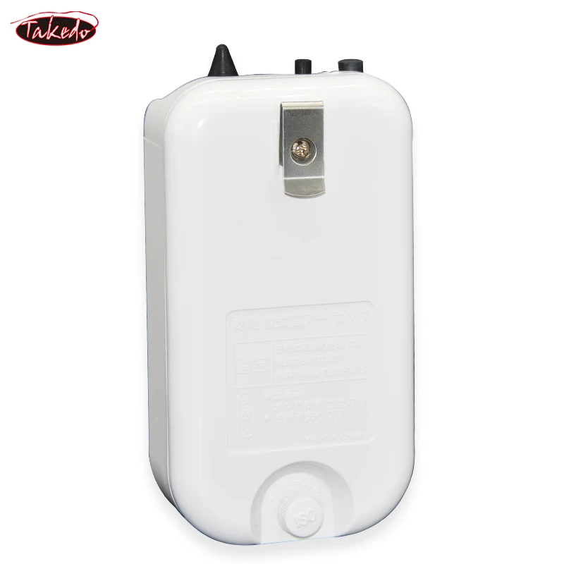 TAKEDO AP-2102 bomba de oxígeno de plástico de 2 velocidades portátil impermeable Mini bomba de aire de pesca de acuario para pecera pesca al aire libre - imagen 5
