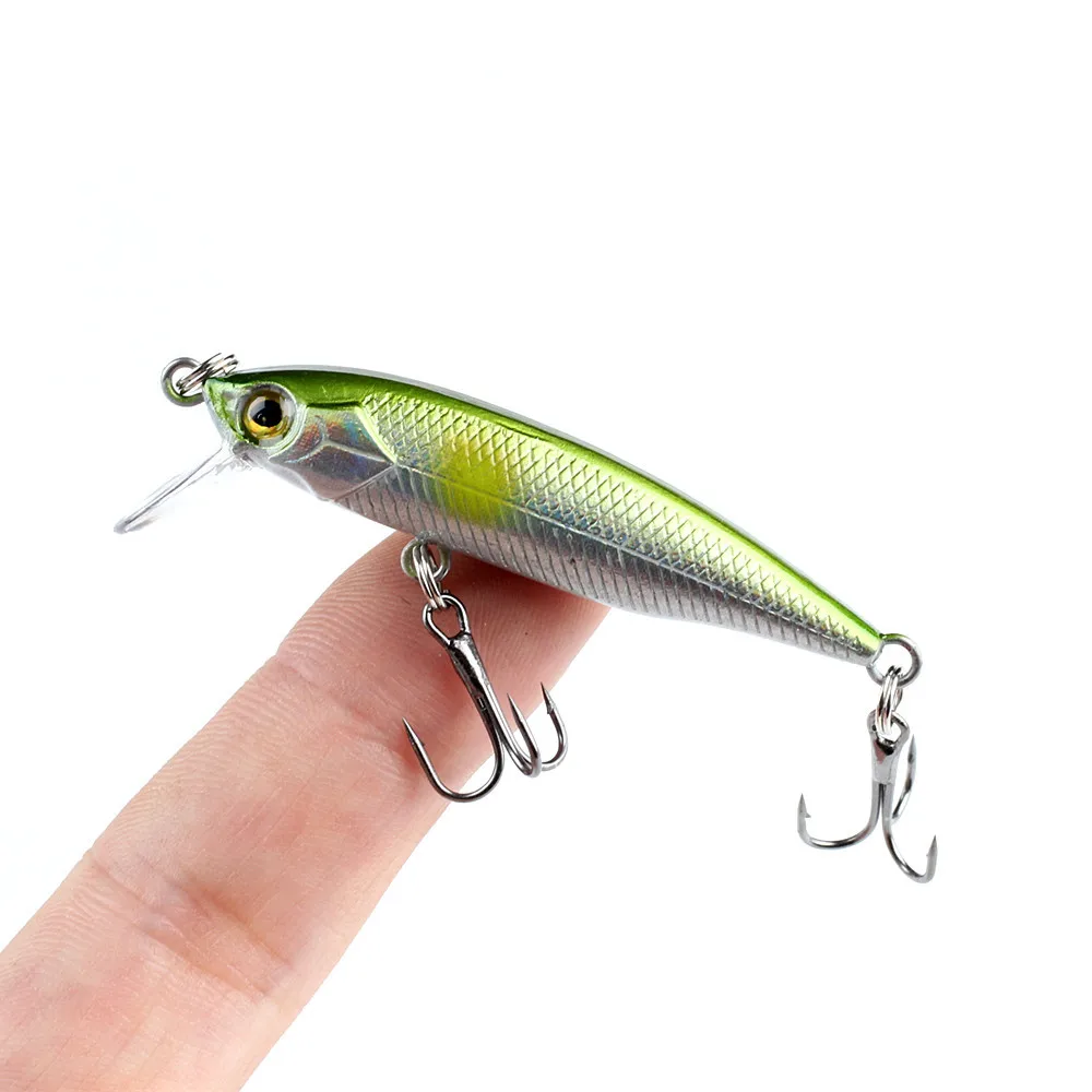 Señuelo de Pesca Artificial, cebo duro de 3,2g y 5,5 cm, para pececillos, trucha, Japón - imagen 2