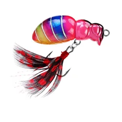 Duoduoyu Señuelo lápiz flotante 4,7 cm para mosca seca con plumas