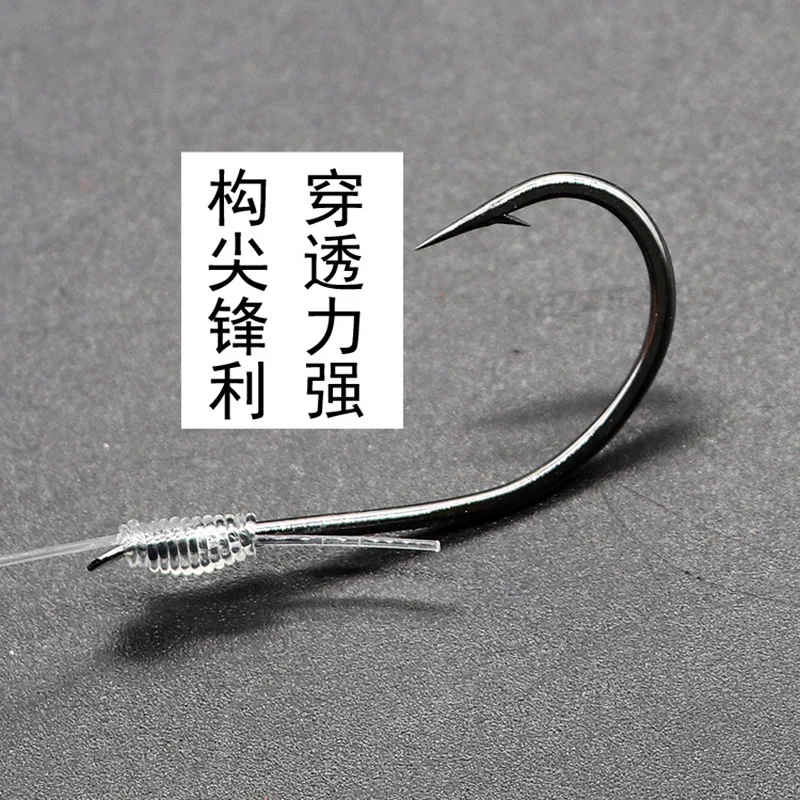 Aparejos de pesca PD Ganchos Marusei Cubo Línea atada Ganchos Marusei Tamaño 8 # -28 #   Almacenamiento portátil de ganchos de alambre de púas para pesca en el mar - imagen 5