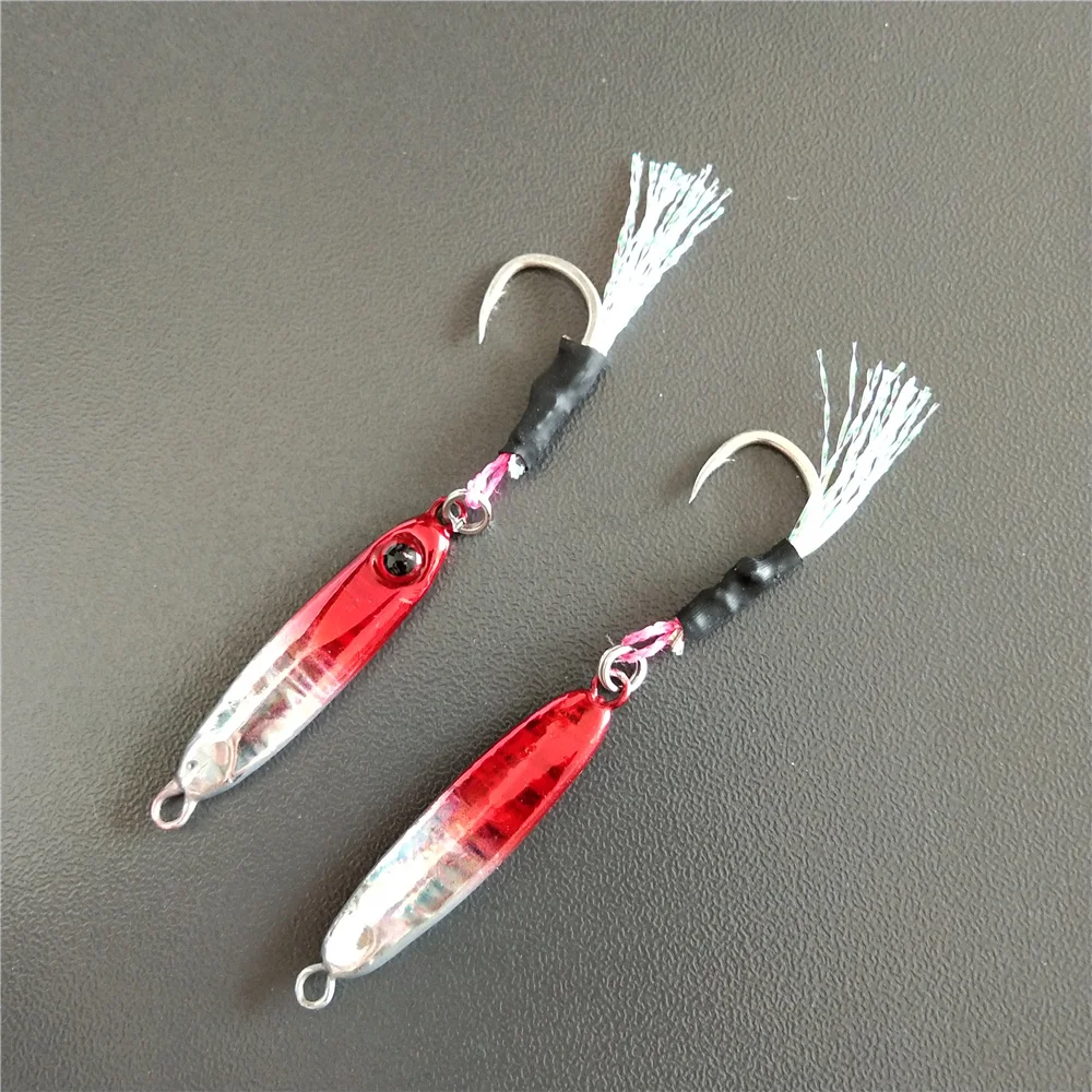 Señuelo de Metal fundido para pesca de lubina, aparejo de cebo Artificial, 12 piezas, 3,5 cm, 5,6g - imagen 3