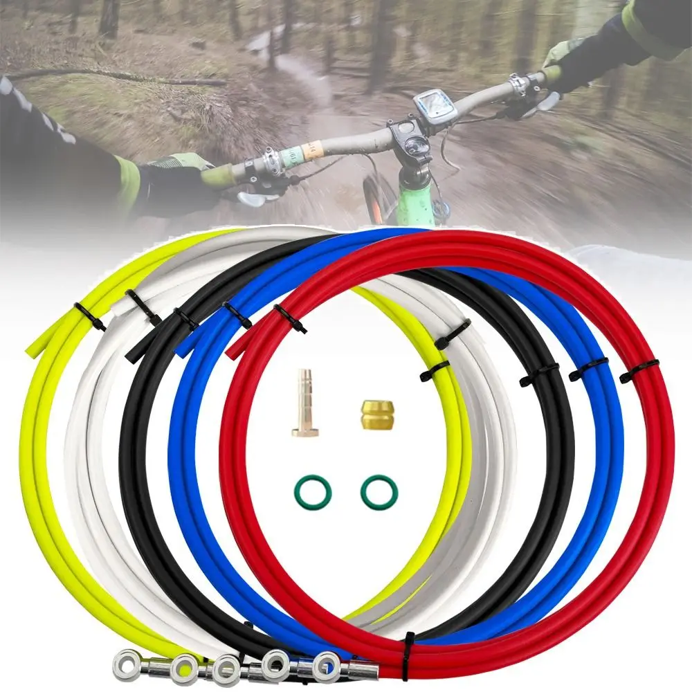 Kit de Cable de freno hidráulico Multicolor para bicicleta, línea de Cable de PVC, junta de tubería de aceite, accesorios de ciclismo, freno y cambio de marchas - imagen 3
