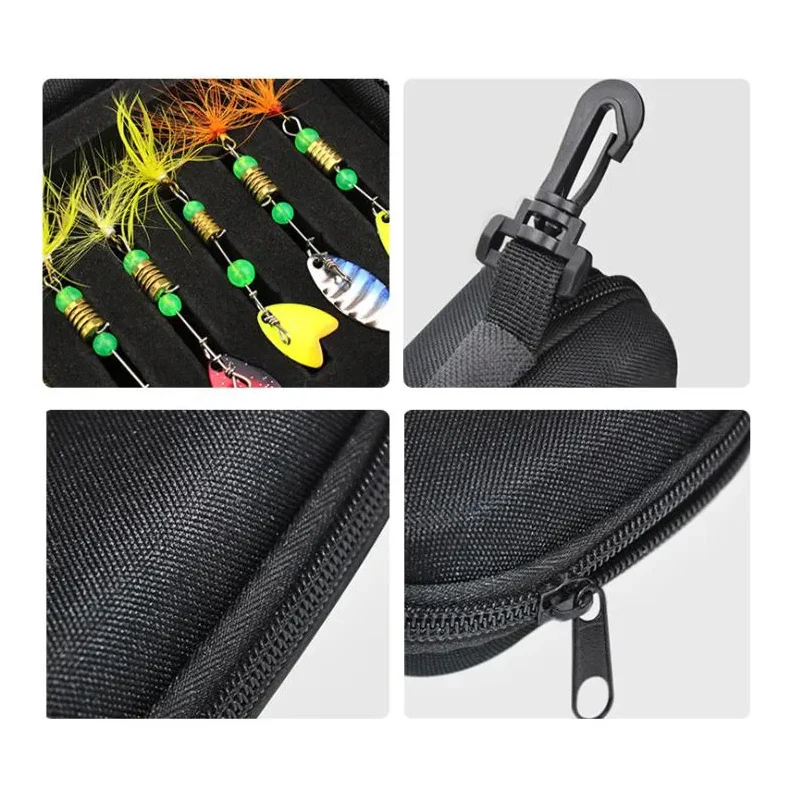 Señuelos spinner cuchara para trucha, lubina y walleye juego completo - imagen 4