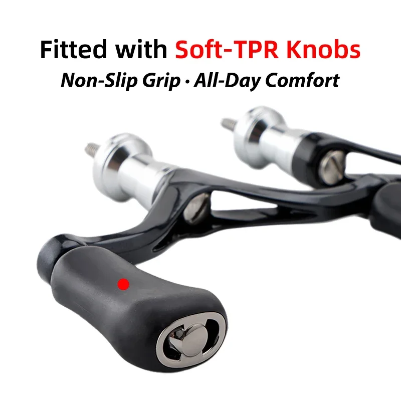 ידית פחמן קלה Huidiao עם ידיות יחידות / כפולות, זרוע רוקר קשיחה במיוחד עבור גלגלת דיג ספינינג - imagen 2