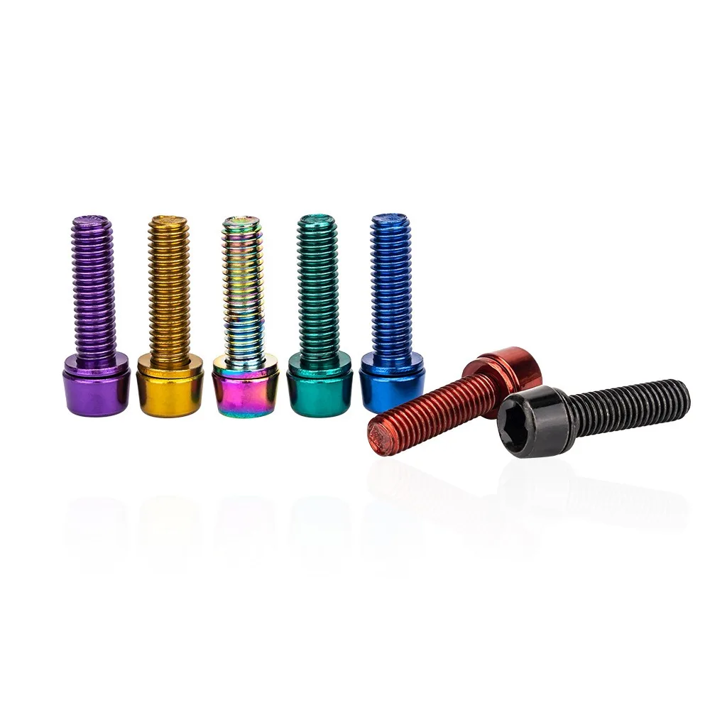Tornillos para manillar de bicicleta de M5 x 18mm, acero inoxidable, 6 piezas - imagen 2