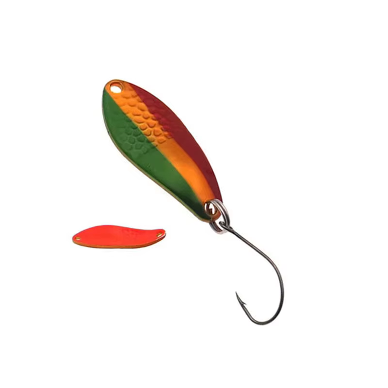 Histolure Señuelos de cucharas para trucha - Cebo giratorio cobre - imagen 5
