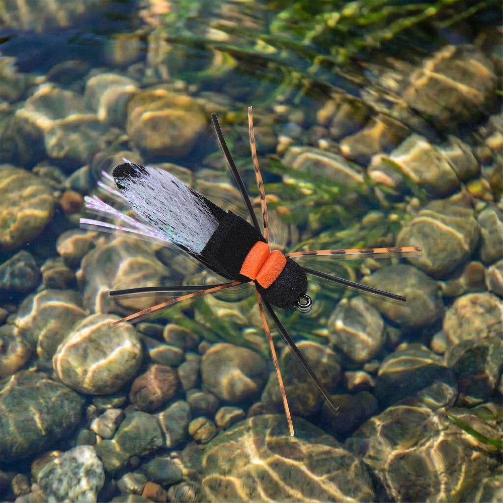 Mosca seca escarabajo de espuma para trucha carpa y lubina - imagen 5
