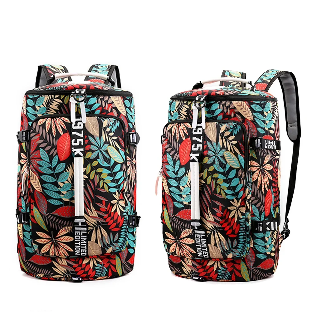 Nuevo Bolsa de Montañismo de gran capacidad, bolsas de viaje de nailon impermeables, bolso multifuncional para - imagen 2