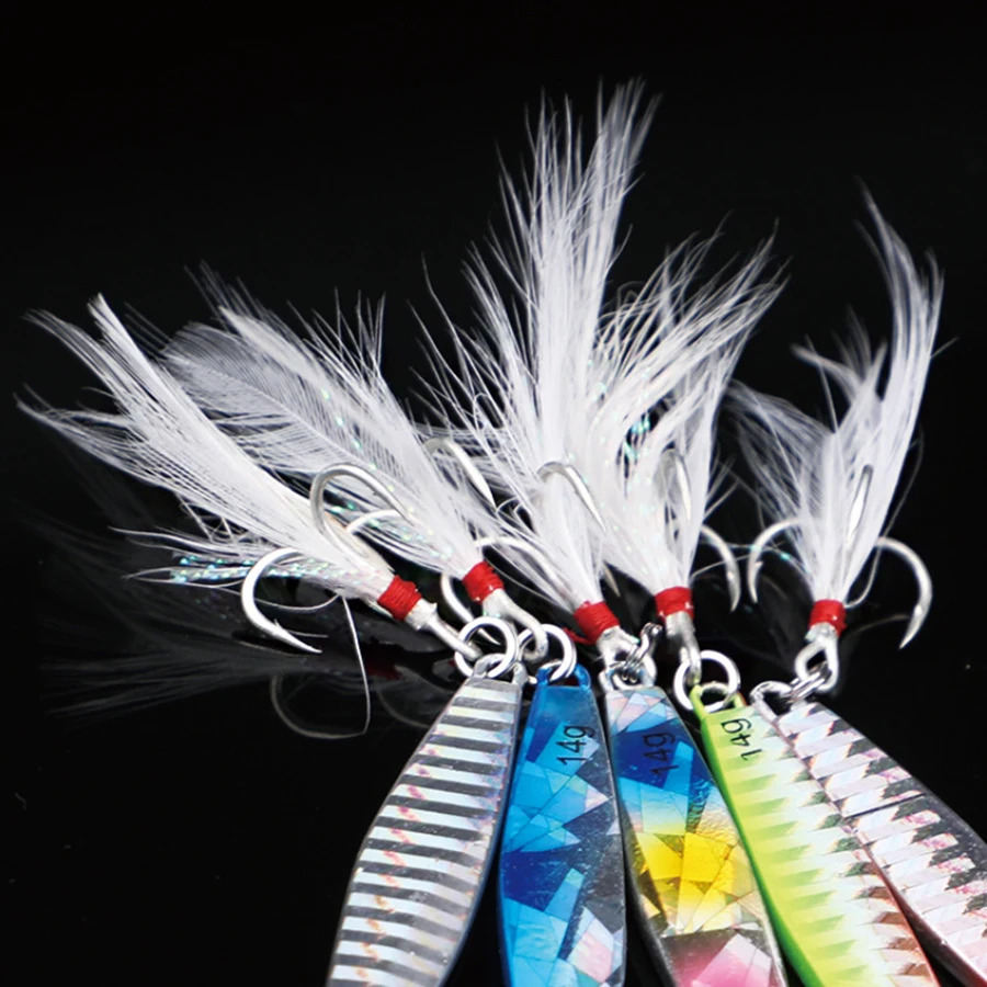Señuelo metálico jigging lento – Cuchara fundida para lubina - imagen 5