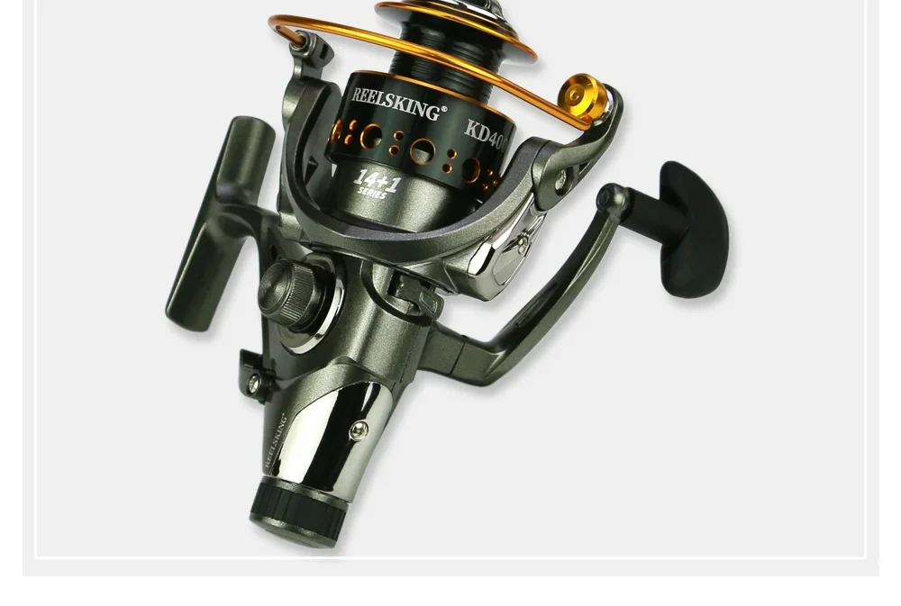 Descubra la precisión y el poder de este carrete de pesca de alta calidad diseñado para un rendimiento óptimo