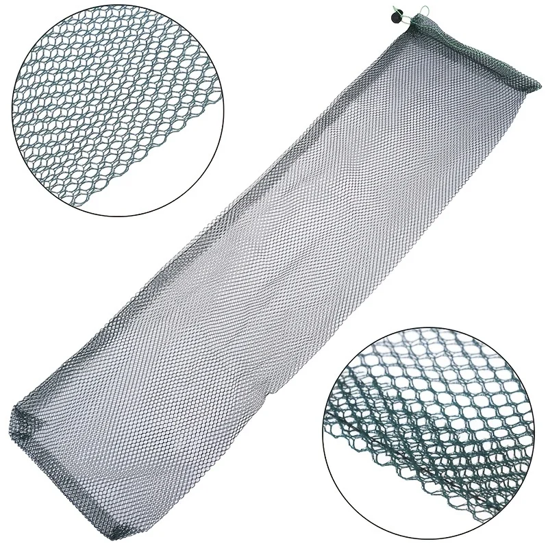 Pegue más peces con nuestra bolsa trampa de pesca de nailon plegable y liviana herramientas de pesca red de pesca - imagen 4