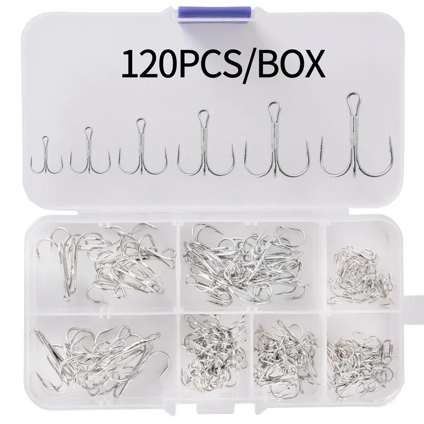 120pcs Silver Hook