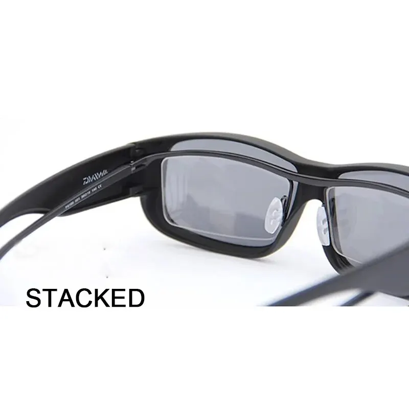 DAIWA-gafas polarizadas originales para pesca, lentes de sol para deportes al aire libre, protección UV, luz azul, visión clara, ciclismo y senderismo - imagen 4