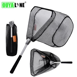 OUYALINE Caña ultraligera plegable para pesca con mosca - silicona