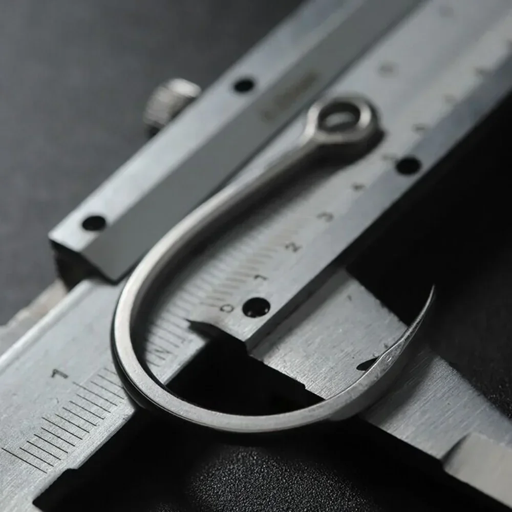 Señuelo Lone Diablo 8091-5X-HG, anzuelo de pesca individual de acero rico en carbono, anzuelos grandes para pesca en barco oceánico, anzuelo famoso - imagen 5