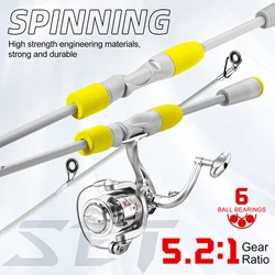 Combo spinning Sougayilang fibra carbono – Caña y carrete para lubina