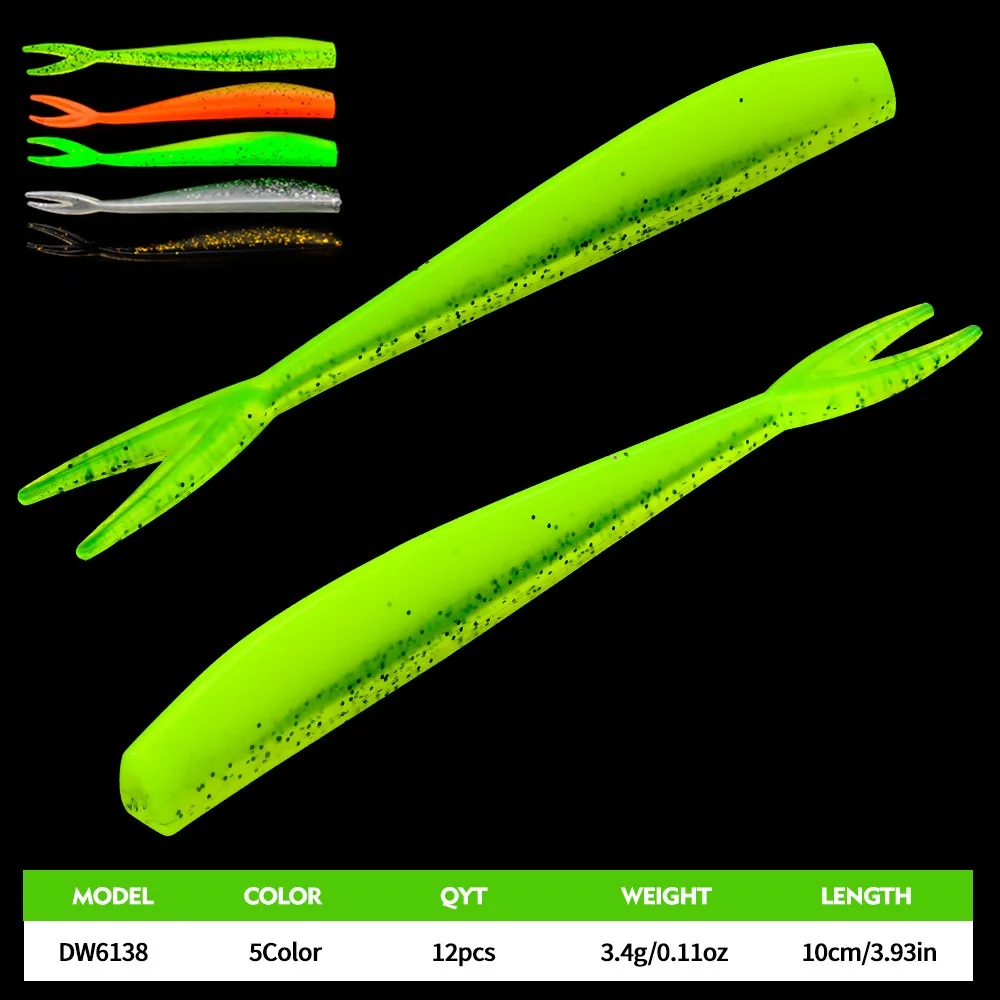 Swimbait Flotante LHFSH – Cebo Blando con Cola en V para Lubina - imagen 5