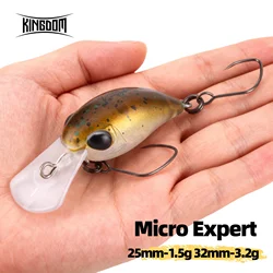 Kingdom Micro Minnow señuelo flotante para trucha y lucio
