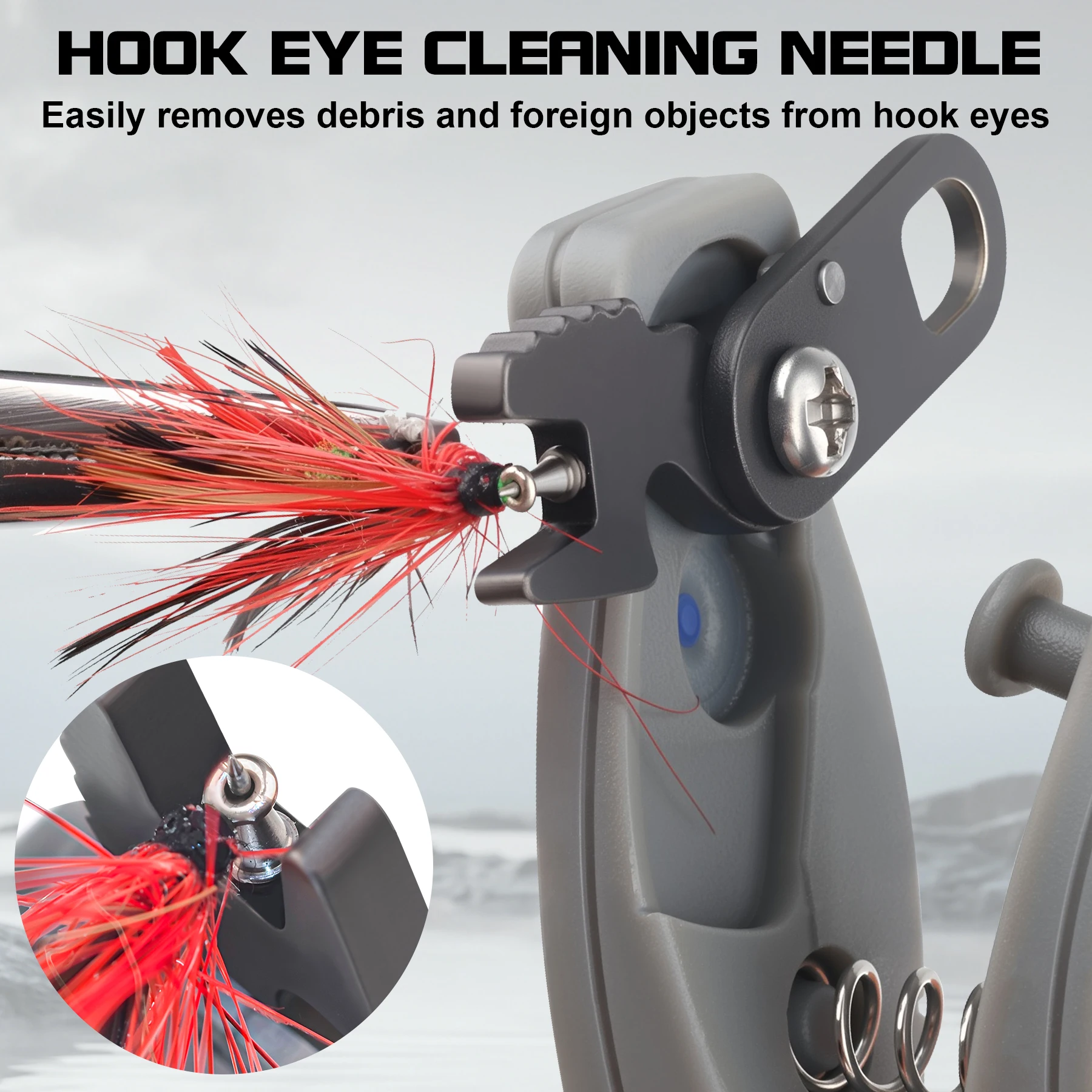 Booms Fishing Cortador hilo + accesorios pesca con mosca - imagen 5