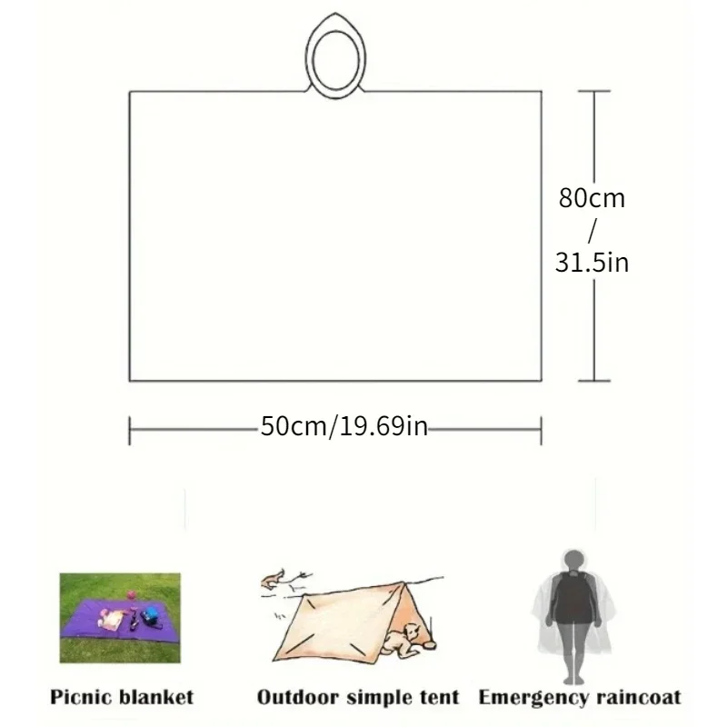 1 unidad de chaqueta impermeable para exteriores, pesca, senderismo, portátil, Peva, ciclismo, montañismo, capa impermeable, mochila Mackintosh, fácil de llevar - imagen 4