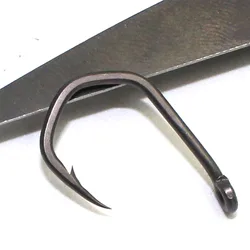 Anzuelos para carpa con recubrimiento PTFE y ojo de acero inoxidable