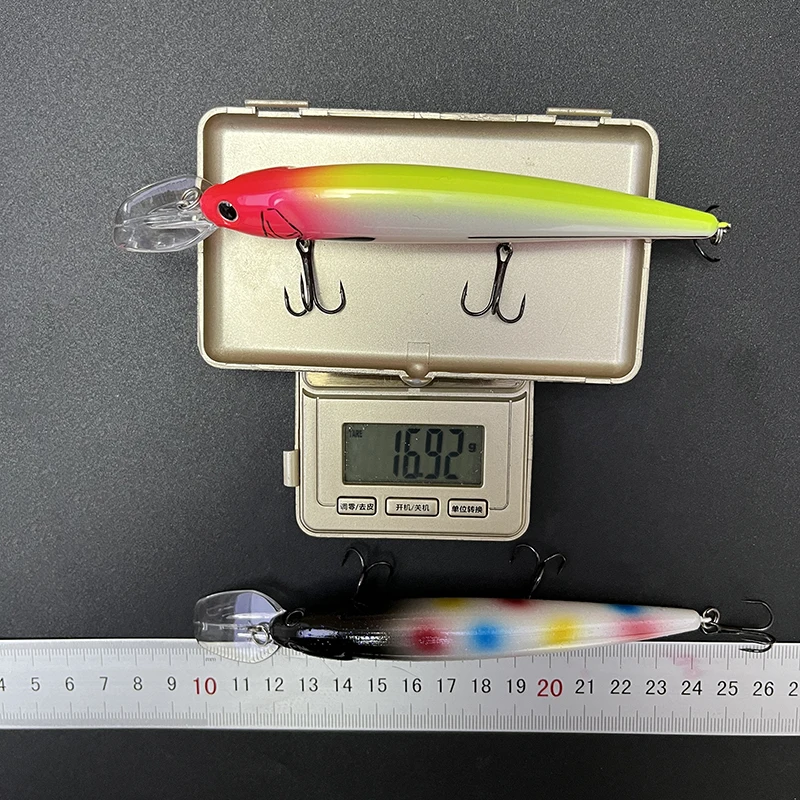 Señuelos flotantes de pececillo, cebo duro Artificial de tiro largo, Wobbler para Lucio, Swimbait, accesorios de Pesca, 145mm, 16,8g - imagen 4