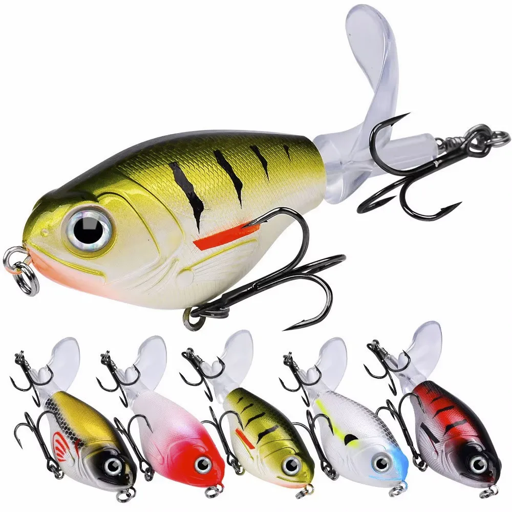 Señuelo topwater Whopper Popper para lubina