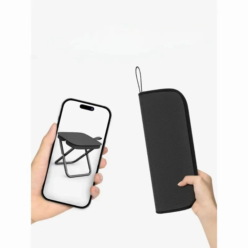 Silla plegable portátil multifuncional para picnic al aire libre, taburete de pesca ultraligero, taburete de viaje, accesorios de pesca - imagen 5