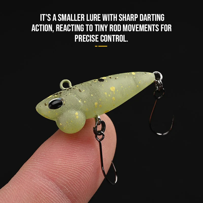 BLUX Shineride Nano 31mm 2,8g tapón de hundimiento sin labios señuelo de pesca Crankbait flujo área truchas dardos cebo Artificial de plástico aparejos - imagen 4