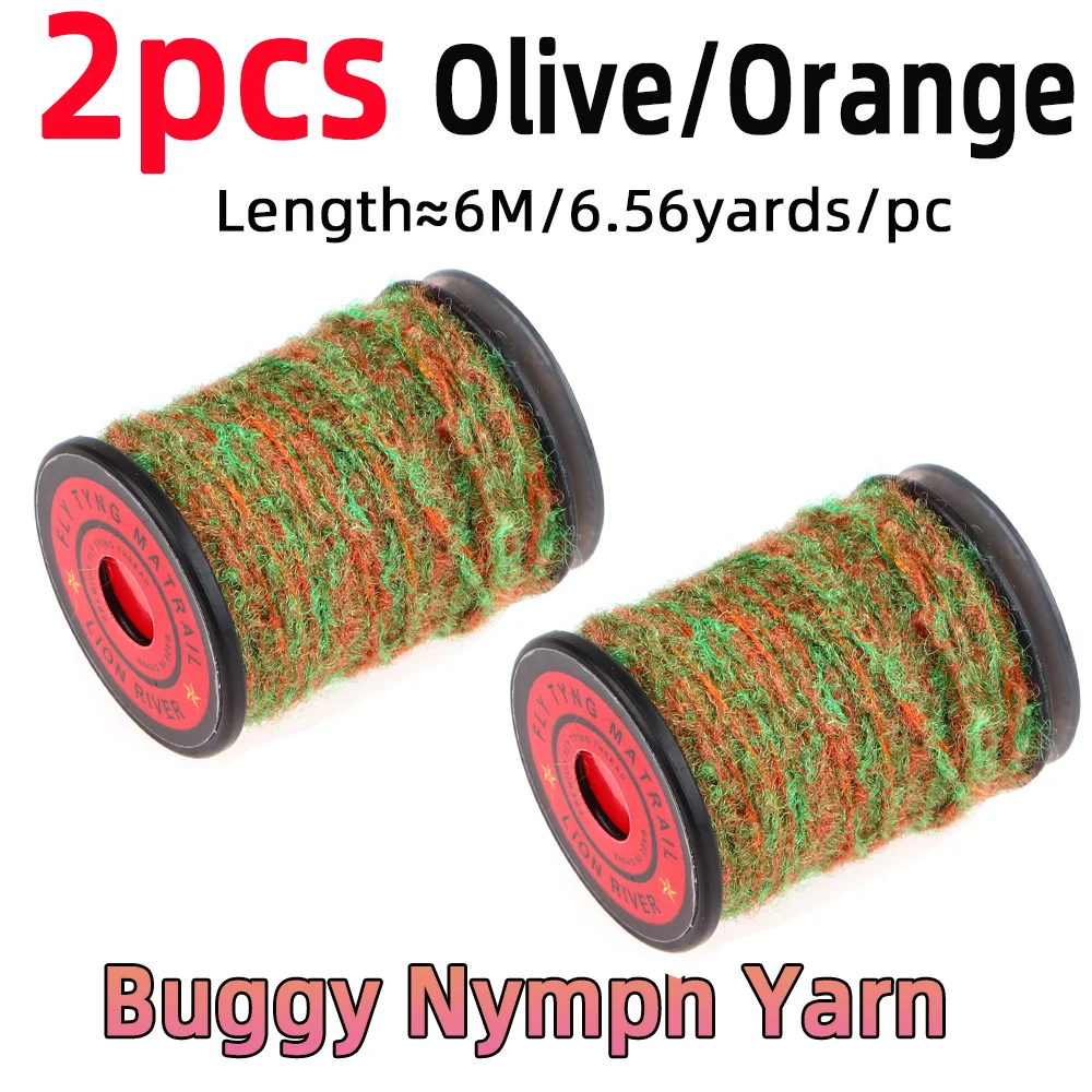 2pcs Olive I Orange