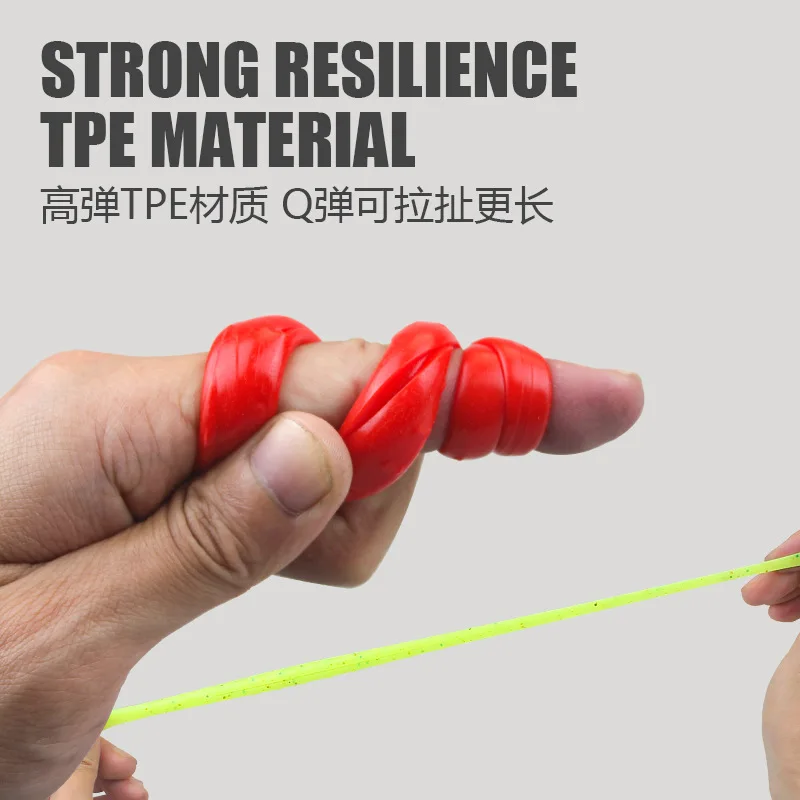 MUKUN TPR Jerk Shad cola ligeramente bifurcada flotante Artificial de silicona Swimbait señuelo de Pesca para Zander Pike perca Bass Pesca - imagen 3