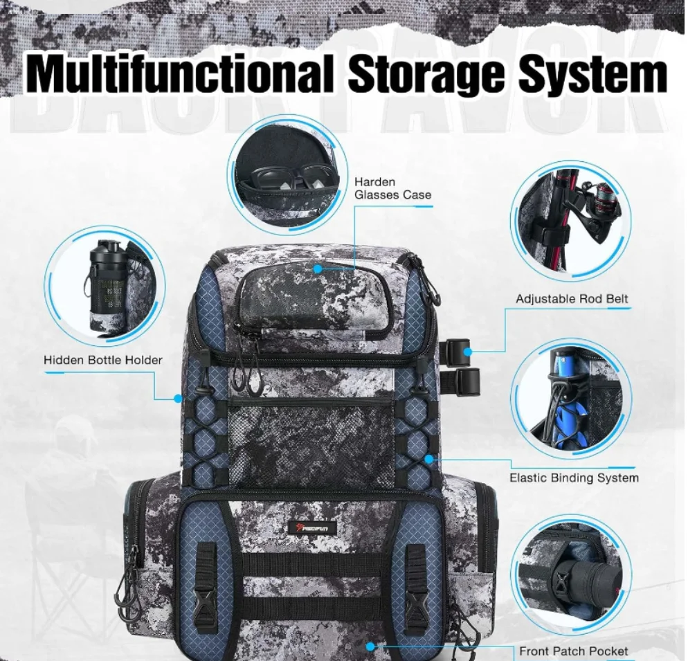 NUNATAK Bolsa de Pesca Extra Grande – Impermeable y Multifuncional - imagen 5