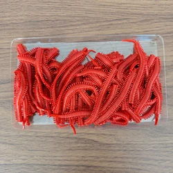 Gusanos de pesca TPR 75mm – Lombriz artificial flotante para mar
