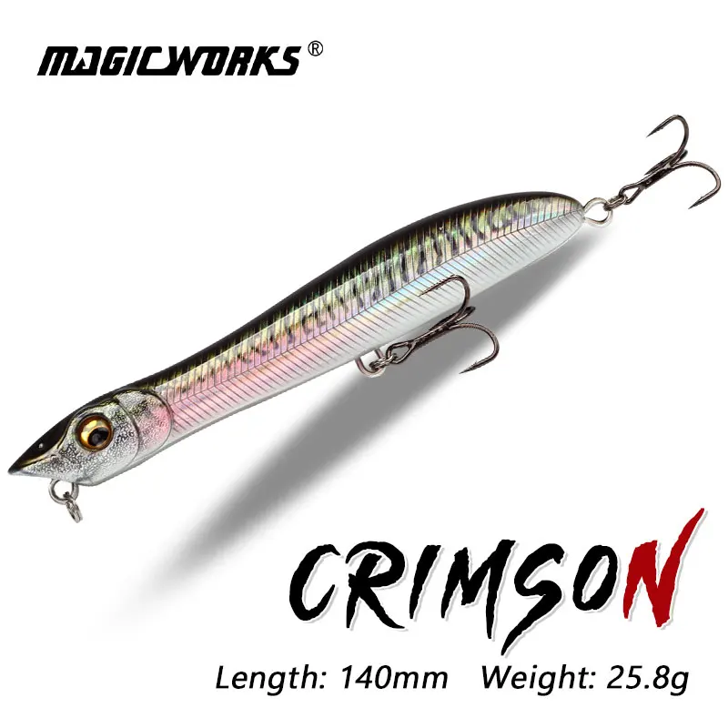 Popper Magic Works 140mm – Señuelo topwater flotante para lucio