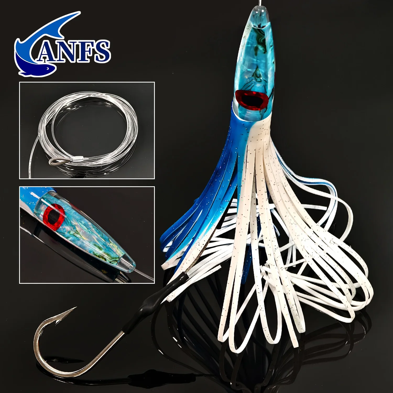 ANFS Señuelo Curricán Resina para Atún y Wahoo – Pesca de Altura - imagen 5