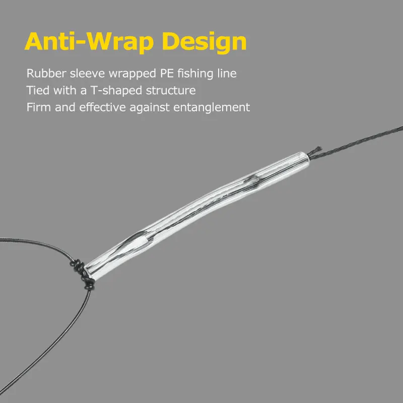 Anzuelo de pesca con púas, gancho de cuerda de alto carbono, 5 anzuelos Ise, antienvoltura de agua dulce, accesorios de pesca de mar, anzuelos afilados, 3 uds. - imagen 2