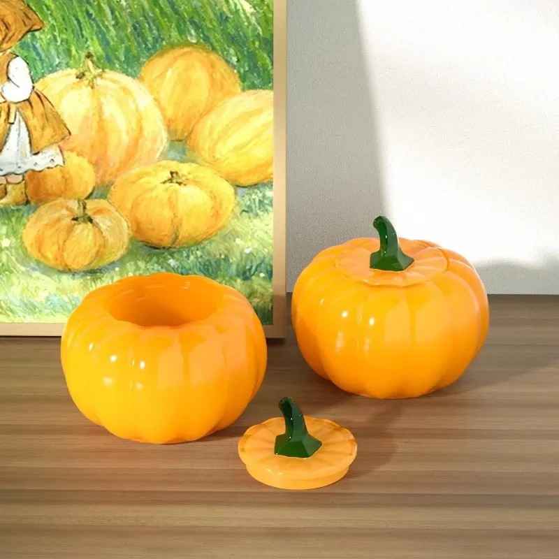 Tarro hecho a mano de silicona para cebos forma calabaza reutilizable - imagen 3