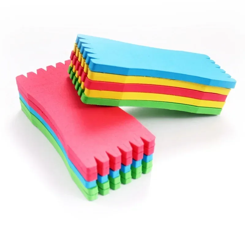 5 unids/lote tabla de bobinado 8-21cm varios tamaños hilo de pescar de espuma EVA envoltura de alambre placa de almacenamiento gancho cuerda aparejos redondos herramienta de Pesca - imagen 5