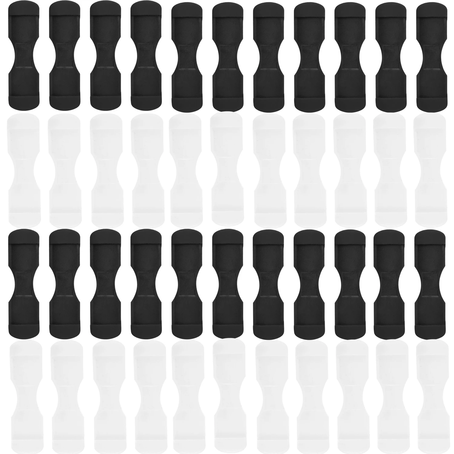 30 Uds Base de protección de carrete de pesca de goma alfombrilla blanca y negra funda protectora de carrete de pesca elástica funda protectora para carrete de pesca